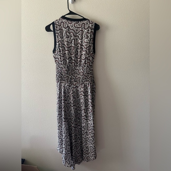 A.L.C. Paisley Printed Silk Sandra Dress size 8 - Picture 4 of 9